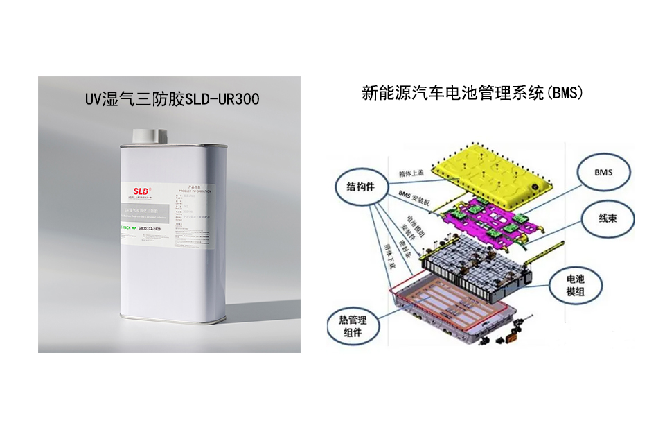UV湿气三防胶在新能源汽车电池管理系统(BMS)线路板上的应用